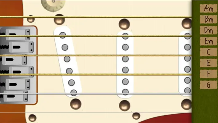 Acoustic Guitar Simulator android App screenshot 1